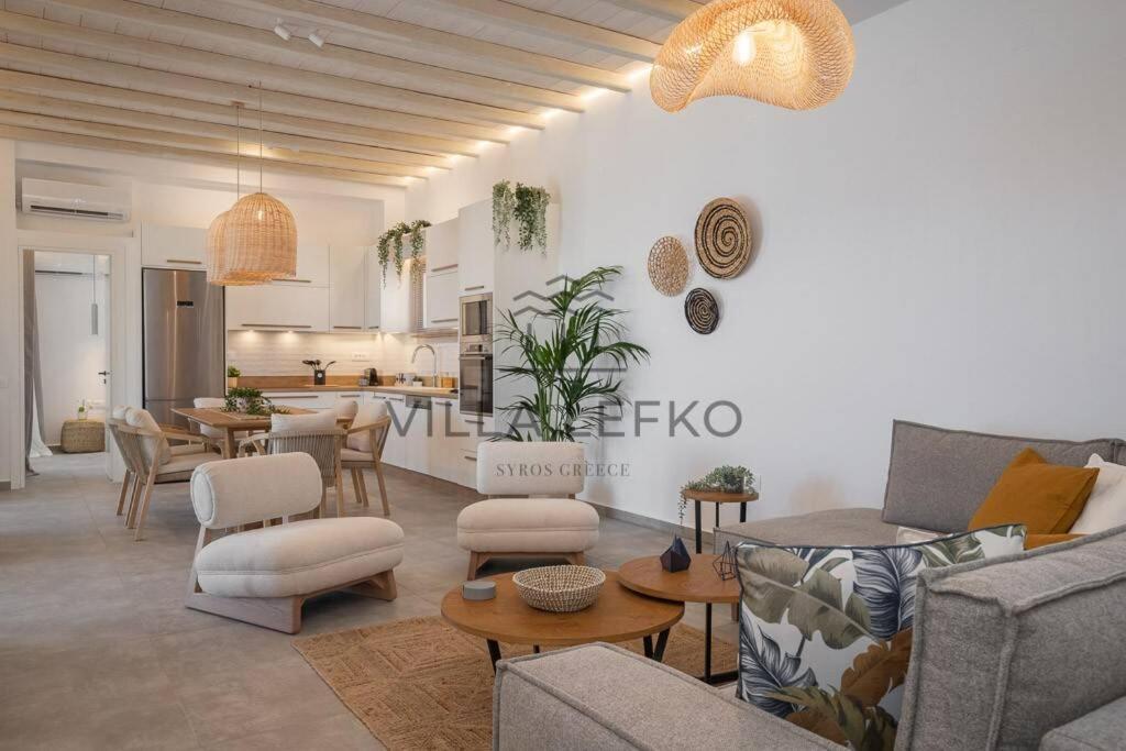 Villa Lefko Мегас-Ялос-Нитес Экстерьер фото